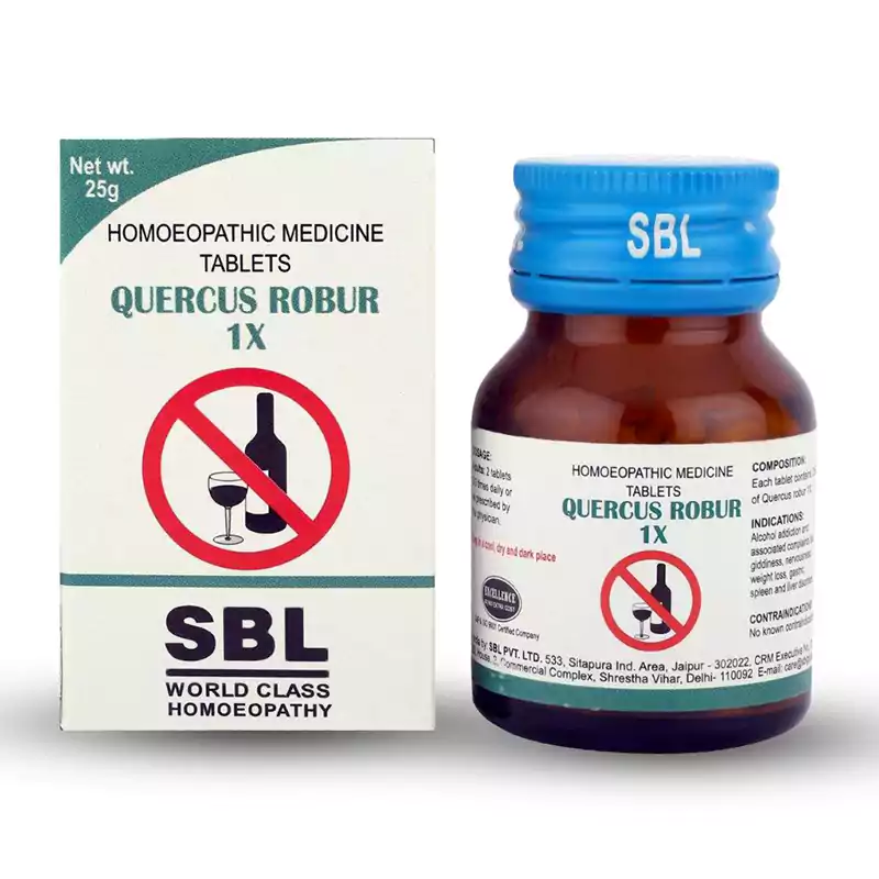 SBL Homeopathy Quercus Rober Trituration Tablet 1X, 25 g-1.webp